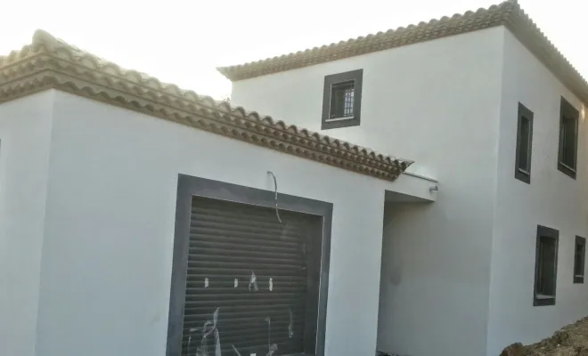 Réalisation d'une façade à Frontignan, Béziers, Raval'Construction